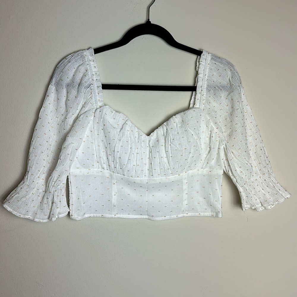 Anthropologie Crop Top by Jealous Tomato